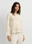 Strickpullover PEPE JEANS "ALAYA", Damen, Gr. L, mousse wei&szlig;, Strick,...