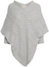 Cream Strickponcho "Poncho CRHoliday"