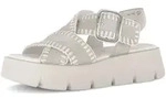Plateausandaletten GABOR "Plateau Sandale", Damen, Gr. 36, beige, Schuhe