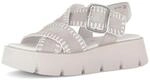 Plateausandaletten GABOR "Plateau Sandale", Damen, Gr. 36, beige, Schuhe