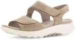 Trekkingsandale GABOR "Trekkingsandale", Damen, Gr. 37, beige, Schuhe