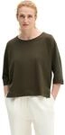 T-Shirt MARC O'POLO "aus Feinstrick-Jersey", Damen, Gr. XXS, mossy earth,