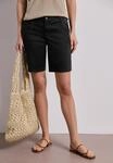 Shorts STREET ONE, Damen, Gr. 36, schwarz, Web, 97% Baumwolle, 3% Elasthan,