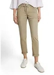 7/8-Hose TOM TAILOR "Tapered", Damen, Gr. 44, L&auml;nge 28, silber olive, Web,