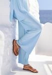 Schlupfhose LASCANA "mit Plisseefalten und weitem, luftigem Bein", Damen, Gr....