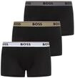 Trunk BOSS, Herren, Gr. L, 3 Stk., schwarz (schwarz 004), Jersey, Obermaterial:...