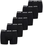 Boxershorts LEVI'S "LEVIS MEN REPEAT LOGO BOXER BRIEF 6P ECOM", Herren, Gr. L,