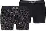 Boxershorts LEVI'S "LEVIS MEN BANDANA AOP BOXER BRIEF 2P", Herren, Gr. L,...