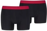 Boxershorts LEVI'S "LEVIS MEN TWILL WB BOXER BRIEF 2P", Herren, Gr. L, schwarz,...