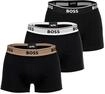 Boxershorts BOSS "Boxershort Trunk 3P Power 3er Pack", Herren, Gr. L, schwarz