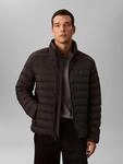 Steppjacke CALVIN KLEIN JEANS "LS NYLN MD WT HDD F", Herren, Gr. S, schwarz,...