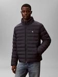 Steppjacke CALVIN KLEIN JEANS "LS NYLN MD WT HDD F", Herren, Gr. M, schwarz...