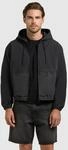 Blouson KHUJO "DARREL", Herren, Gr. L, schwarz, Canvas, 100% Baumwolle, regular...
