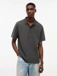 Poloshirt TOMMY JEANS "TJM REGULAR WASHED WAFFLE", Herren, Gr. 3XL, schwarz,...