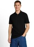 Poloshirt TOM TAILOR DENIM, Herren, Gr. M, schwarz, Single Jersey,...