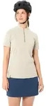 Radtrikot VAUDE "Women's Adlux HZ Shirt", Damen, Gr. 44, ecru, Obermaterial:...
