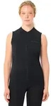 Radtrikot VAUDE "WOMEN'S MATERA FZ TRICOT SL", Damen, Gr. 42, schwarz, Obermaterial: