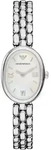 Quarzuhr EMPORIO ARMANI "SINFONIA", silber (edelstahlfarben, perlmuttfarben),