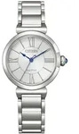 Solaruhr CITIZEN "Citizen L", silber (silberfarben, wei&szlig;), Armbanduhren, Damen,