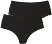 LASCANA High-Waist-String 2er-Pack, aus weicher und hoch elastischer Microfaser