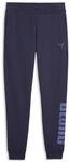 Trainingshose PUMA "ESS LOGO LAB METALLIC SWEATPANTS TR CL", Damen, Gr. S,...