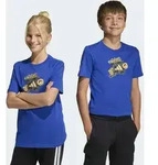 T-Shirt ADIDAS SPORTSWEAR "J CAMO TRAIN T", Jungen, Gr. 164, royal blau,