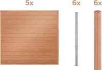 Alberts Dichtzaun "Palitio, Profilh&ouml;he 150 mm" Aluminium, verschiedene Dekore...