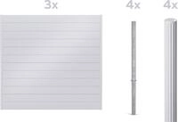 Alberts Dichtzaun "Palitio, Profilh&ouml;he 150 mm" Aluminium, verschiedene Dekore...