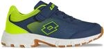 Hallenschuh LOTTO, M&auml;dchen, Gr. 25, navy, lime, Kunstfaser, Synthetik,...
