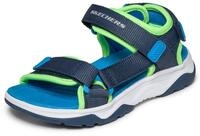 Sandale SKECHERS "TREAD SEEKER", M&auml;dchen, Gr. 30, navy, blau, Textil,
