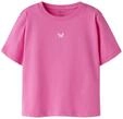T-Shirt NAME IT "NMFVICTORIA SS NREG TOP", M&auml;dchen, Gr. 92, strawberry moon