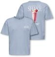 KIDS ONLY T-Shirt "KOGHELEN LIFE S/S LOOSE TEE JRS NOOS" mit gro&szlig;em...