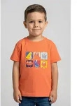 Blue Seven T-Shirt mit kurzem Arm, mit Druck und unifarben, aus Baumwolle