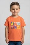 T-Shirt BLUE SEVEN, Jungen, Gr. 98, flamingo, Single Jersey, Obermaterial: 100%