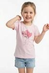 T-Shirt BLUE SEVEN, M&auml;dchen, Gr. 104, multipack 3, Single Jersey,...