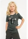T-Shirt LOGOSHIRT "Der kleine Maulwurf - Juhu", Jungen, Gr. 92, grau, 100%...