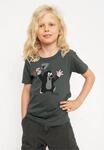 T-Shirt LOGOSHIRT "Der kleine Maulwurf - Juhu", Jungen, Gr. 92, grau, 100%...