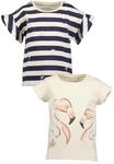 T-Shirt BLUE SEVEN, M&auml;dchen, Gr. 98, bunt (multipack 1), Single Jersey,
