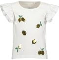 T-Shirt BLUE SEVEN, M&auml;dchen, Gr. 98, wei&szlig;, Single Jersey, Obermaterial: 100%