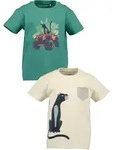 T-Shirt BLUE SEVEN, Jungen, Gr. 98, multipack 1, Single Jersey, Obermaterial:...