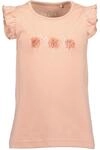 T-Shirt BLUE SEVEN, M&auml;dchen, Gr. 98, rosa (lachs), Single Jersey,...