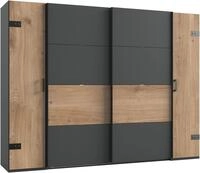 Wimex Kleiderschrank "Stockholm, rustikale Optik im Industrial Design, Made in