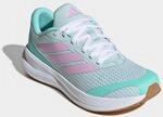 Laufschuh ADIDAS SPORTSWEAR "RUNFALCON 6 KIDS", Kinder, Gr. 40, blau (halo mint,
