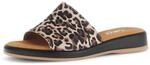 Pantolette GABOR "Pantolette", Damen, Gr. 37, beige, Schuhe Pantolette