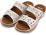 Pantolette ARA "HAWAII", Damen, Gr. 35, wei&szlig;, Glattleder, Lyralochung, Schuhe