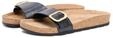 Pantolette TOMMY HILFIGER "TH CLASSIC CORK SANDAL PEARL LTH", Damen, Gr. 42,...