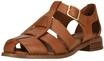 Sandale CLARKS "Hana", Damen, Gr. 37,5, braun, Leder, Schuhe Sandale, mit subtilen