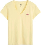 V-Shirt LEVI'S "Perfect Tee", Damen, Gr. S (36), gelb (french vanilla), Jersey,