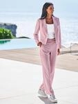 Kurzblazer HEINE "Blazer", Damen, Gr. 38, ros&eacute;, 96% Polyester, 4% Elasthan,...