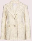 Jerseyblazer MADELEINE "Blazer Boucl&eacute;-Blazer mit Fransen-Akzenten", Damen, Gr....